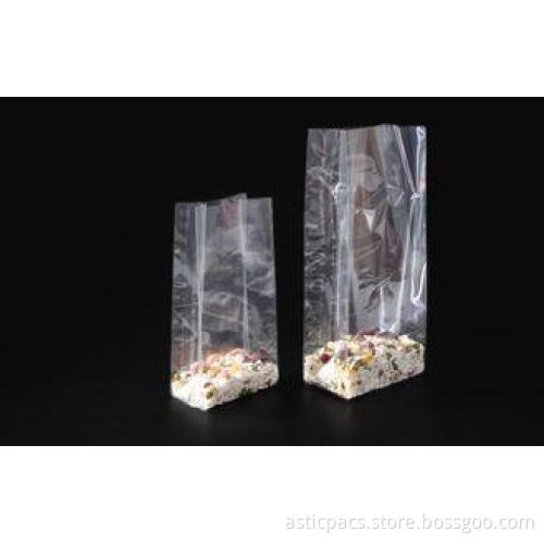 OPP Clear Plastic Square Bottom Bag For Candy And Cookies